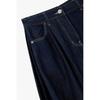 Studio Tomboy Side Pleats Balloon Fit Denim Skirt  9106262202ar 