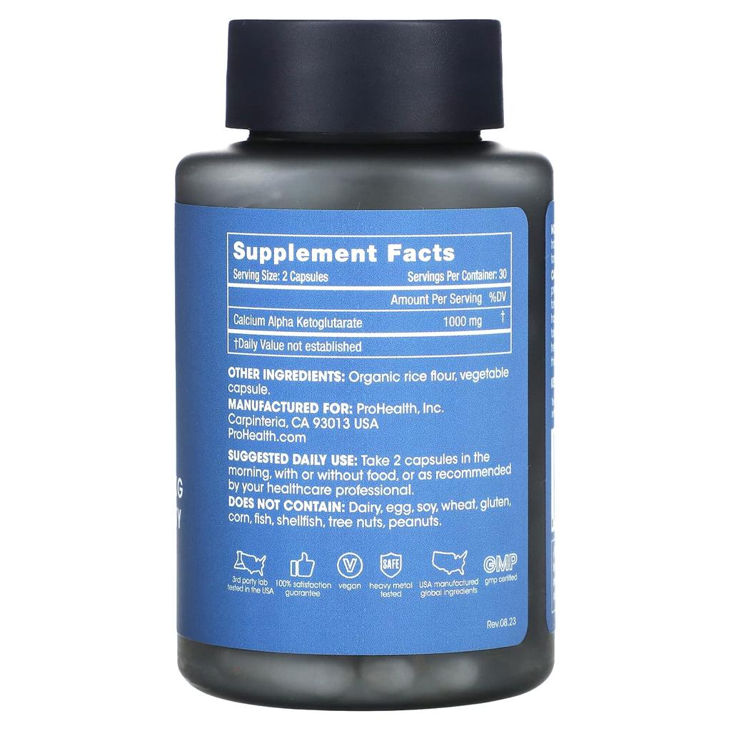 Кальций Akg Долголетие, 60 капсул (500 мг на капсулу)