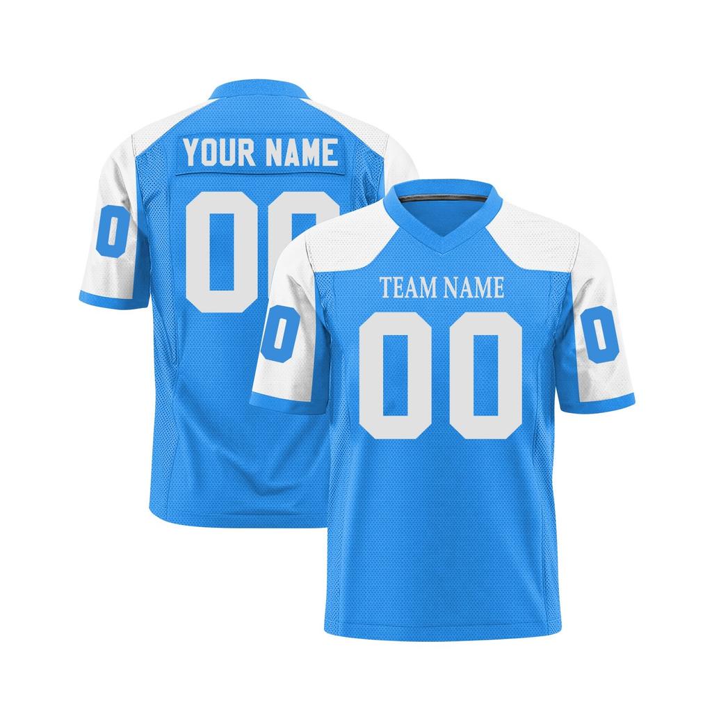 Custom Football Jerseys Personalized Printed Team Name & Number Sports Uniform For Men Women Youth