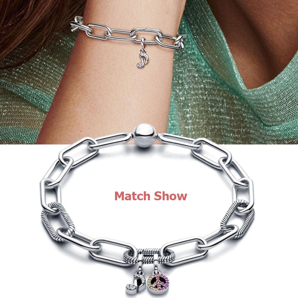 New S925 Sterling Silver Bracelet Snake Buckle Bracelet For Charm Diy Women Gift Making