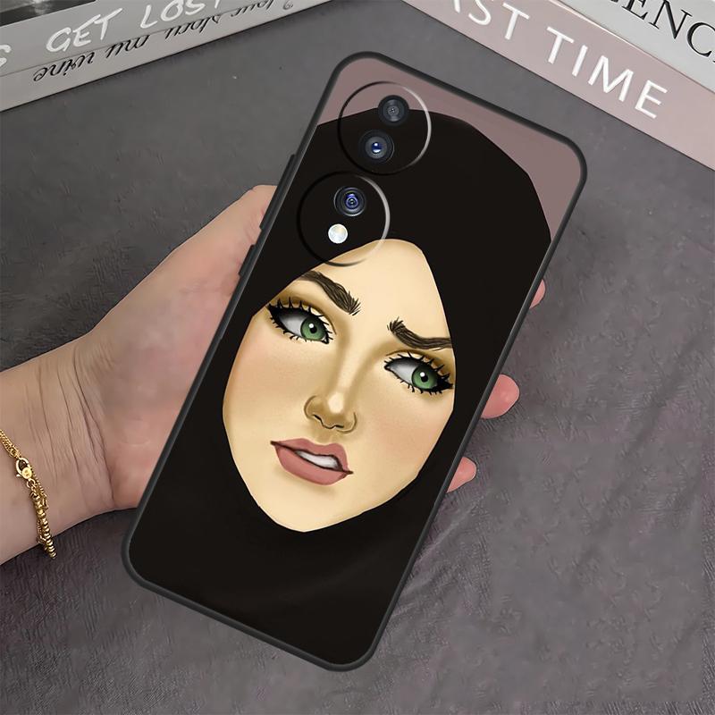 Исламский Мусульманский Хиджаби Девочки Чехол Для Honor Magic 6 Pro 5 Lite 10 50 70 90 Honor X8b X9b X7 X8 X9 X6a X7a X8a X9a Чехол