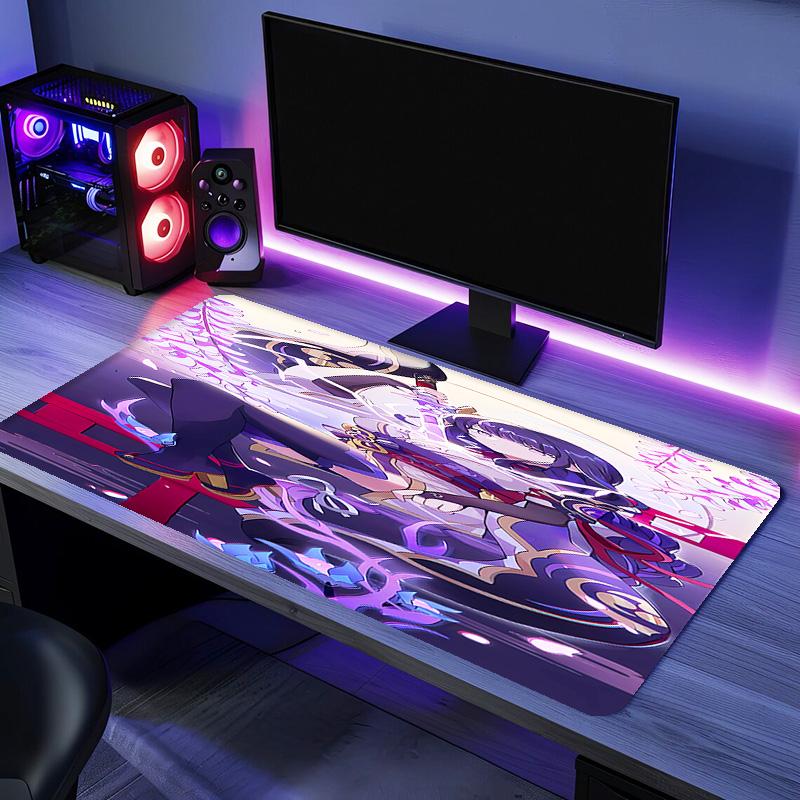 Genshin Impact Balzebub Mouse Pad - Non-Slip Rubber Base, Smooth Surface for Work,Gaming,Office,And Home Use, Desk Mouse Pad