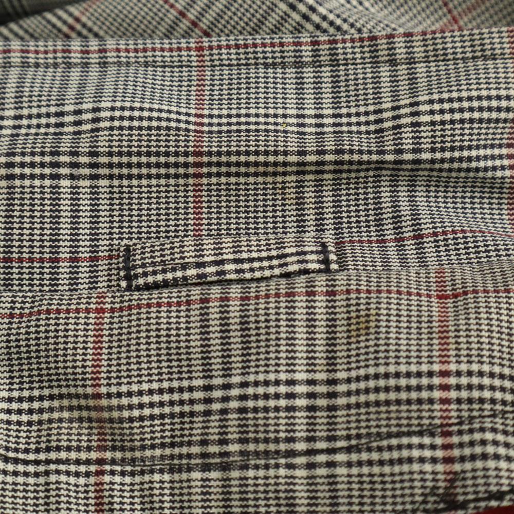 Sears Винтажное пальто в клетку Глен 70-х годов, серое, Честер, мужское, б/у