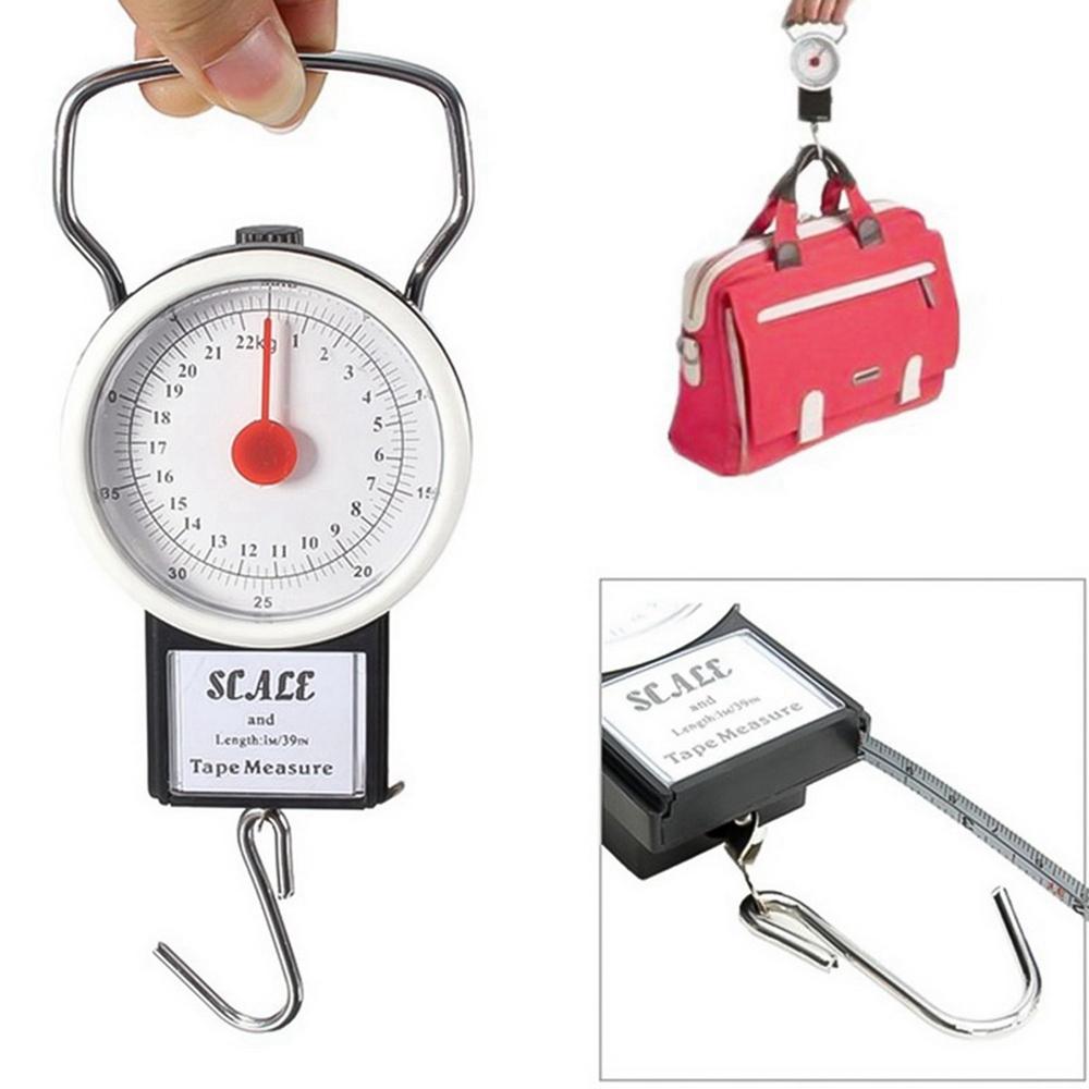 Balance Travel Suitcase Hanging Hook Kitchen  Fish Measurement Weighing Scales Luggage Scale