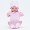 Simulation Baby Doll Lifelike Girl Silicone Doll for Play House Kids Toy 28CM