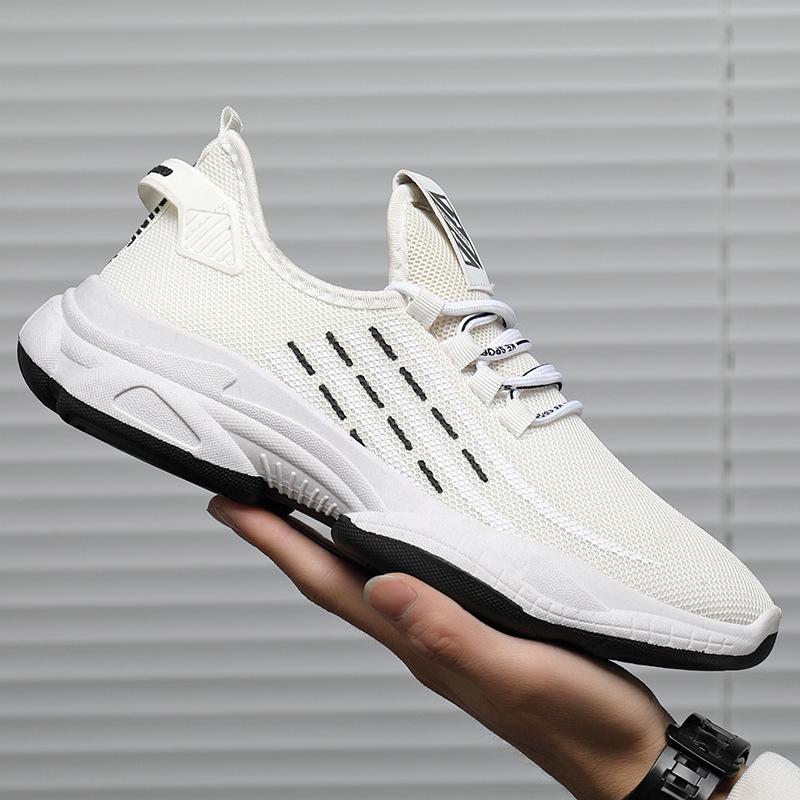 Модные мужские кроссовки сетчатые повседневные туфли на шнуровке мужские туфли на платформе легкие вулканизированные туфли прогулочные кроссовки мужские Zapatillas Hombre