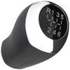 Hyundai i20 07-12 Gear Shift Knob BLACK + CHROME 6 SPEED