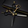Стальные 6-дюймовые ножницы для волос из розового золота, филировочные ножницы для парикмахеров, инструменты для парикмахерских ножниц