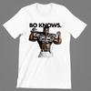 Bo Jackson Новая мужская футболка Белая Все размеры Унисекс футболка JJ4895