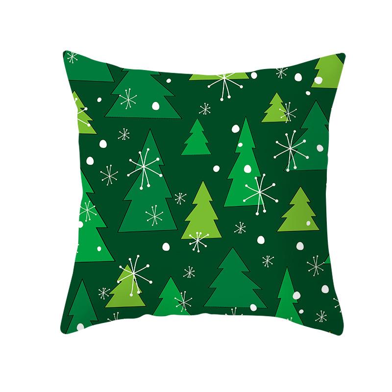 Fresh Green Christmas Pillow Cover Home Ornament Pillow Sleeping Pillow Cushion Cover Premium Durable Quality Useful