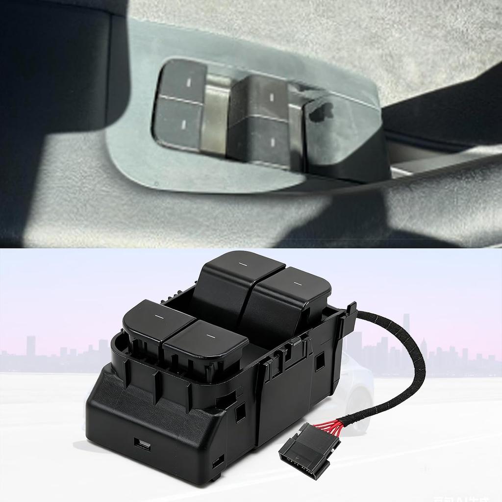 Tesla Model 3/Y Window Switch Driver Side Power Control OEM 1081037-02-G | Compatible Tesla Model 3 2017-2025 & Model Y 2019-2025. Driver side master
