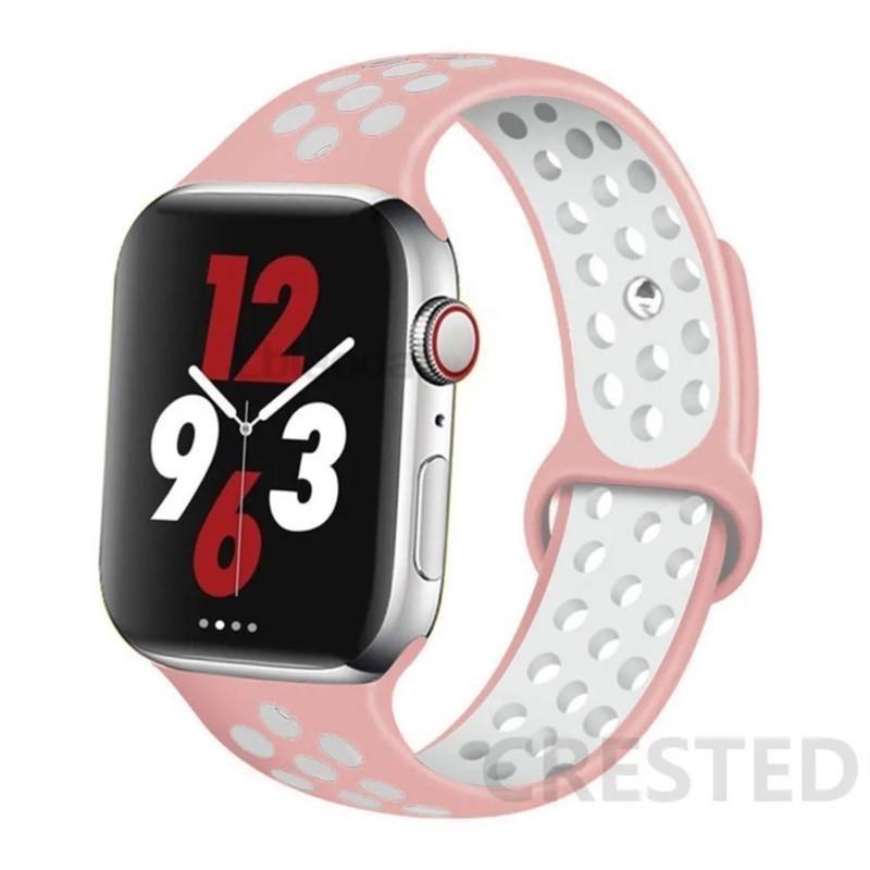 Silicone band For Apple Watch 11 strap 44mm 40mm 45mm 41mm 42mm 46mm correa bracelet iWatch Series 10 8 SE 3 6 7 9 Ultra 2 49mm