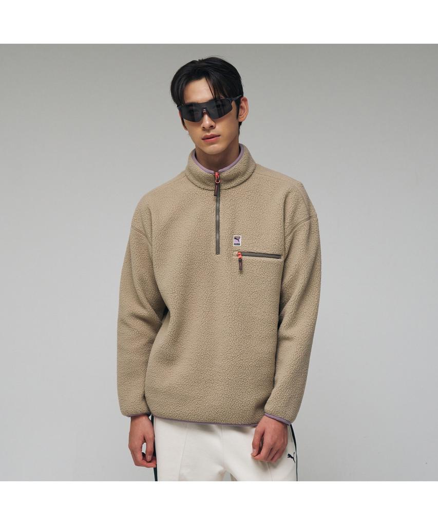 Puma Флисовая футболка с полумолнией (52949102)