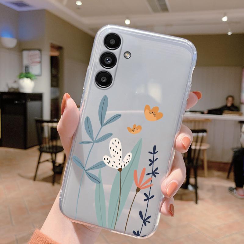 For Samsung A15 5G Case 6.5 inch Face Cover Soft Silicone Clear TPU Phone Case For Samsung Galaxy A56 A16 A26 A36 Fundas Bumper