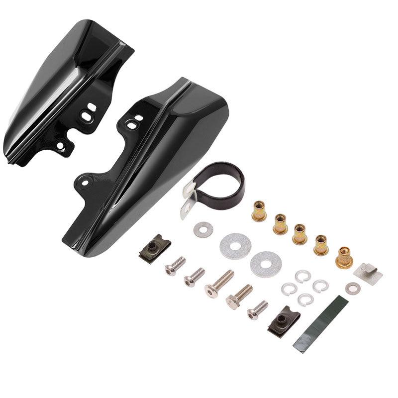 Motorcycle Black Mid-Frame Air Deflector For Harley Touring Street Electra Glide Road King FLHR FLHX FLTR FLHT FLHRS 2001-2008