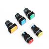 LA16 Illuminated 16mm Self-Resetting Push Button Switch – Round/Square/Rectangular Momentary Start
