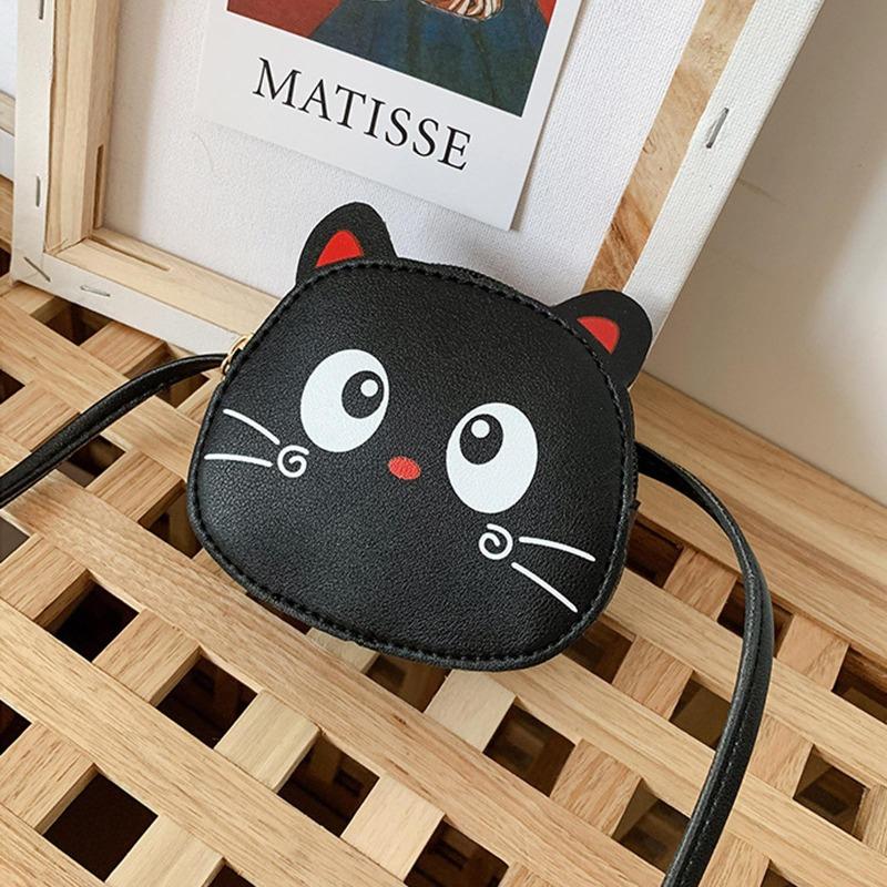 Младенческие детские сумки для девочек, поясные сумки, сумки на ремне, кожаные милые кошечки и кошки