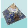 Vastu Crystal Set of 1 Lapis Lazuli Orgone Pyramid for Reiki, Vastu Correction, Meditation