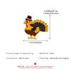 Vintage Creative Dripping Oil Big Rooster Turkey Corsage Brooches for Women Cute Personality Memorial Pins Festival Jewelry Gift