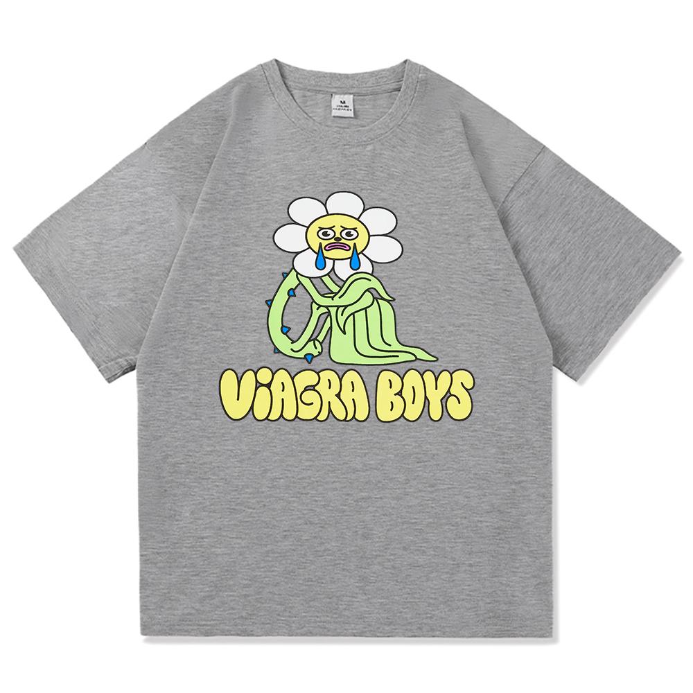New Album Viagra Boys TShirt Viagra Boys UnisexWomen Clothing Retro Harajuku High Quality Clothes Cotton TShirts Day Gifts