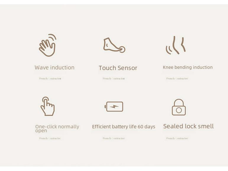 Умный сенсорный мусорный бак для кухни, ванной и спальни - роскошный дизайн