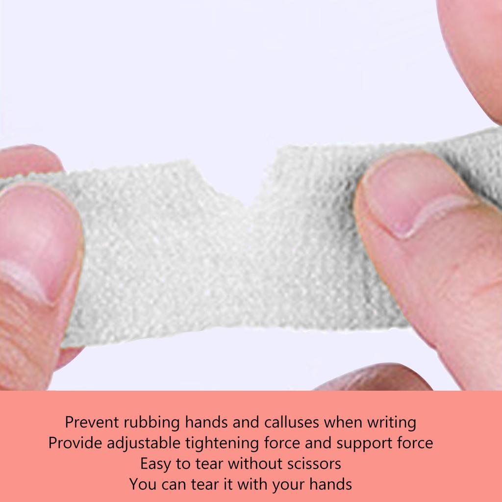 10 Rolls 1 Inch X 2 Yards Self Adhesive Wrap Breathable Elastic Cohesive Bandage Tape for Writing