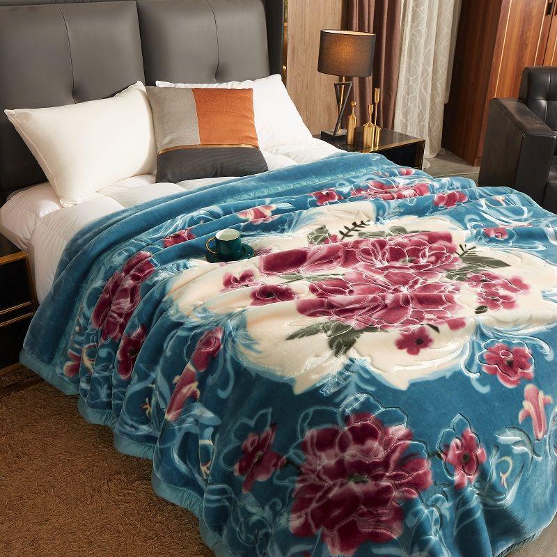 G5Z Двухслойное Утолщенное Рашель Одеяло - Уютное Осенне-Зимнее Покрывало для Пар или Свадебное Покрывало