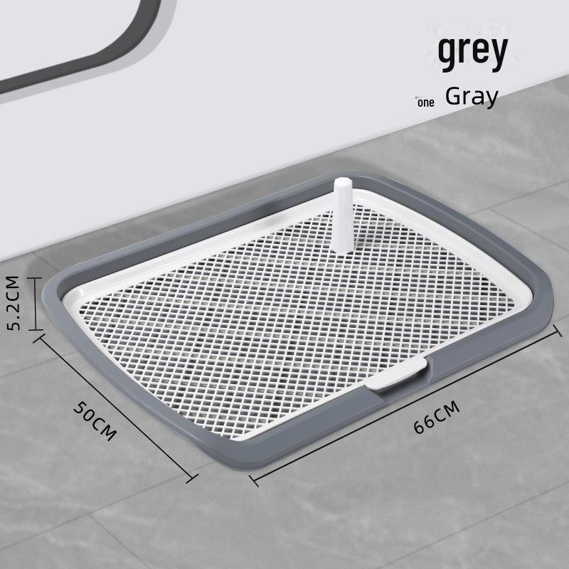 Очень большой плоский туалет для собак с колоннами — без брызг, легко чистится для собак всех размеров