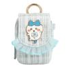 Shobido Chiikawa Check Series Mini Pouch with Carabiner Bicolor Cat