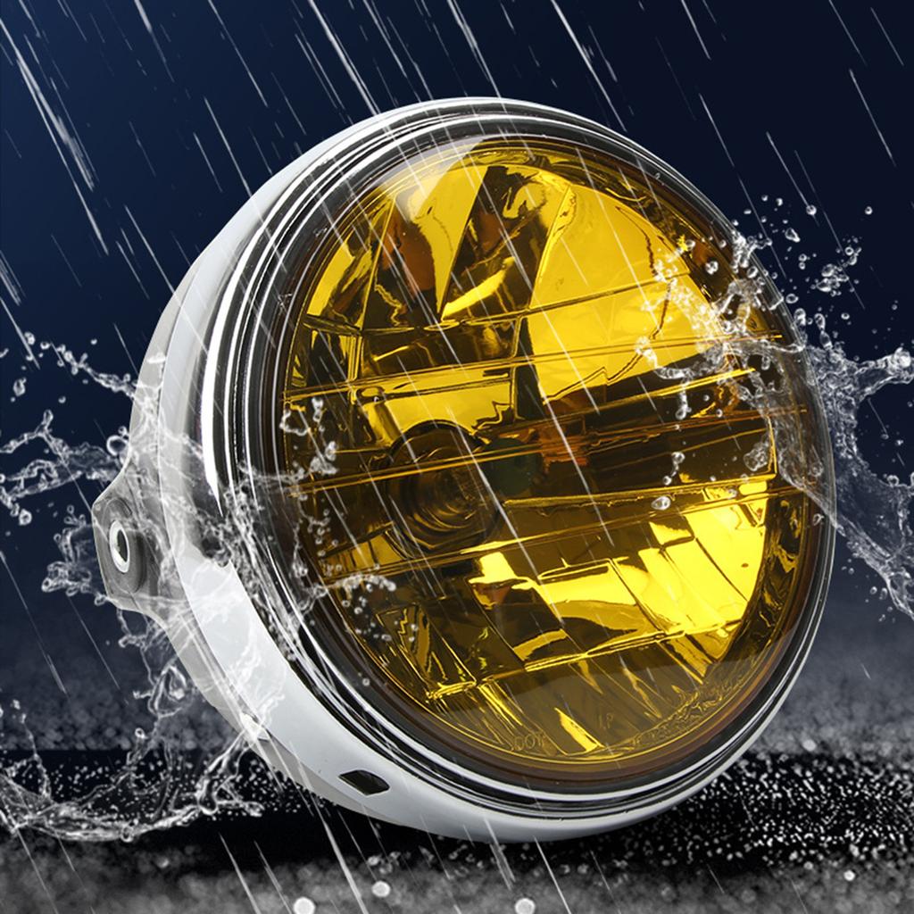 Круглая фара для мотоцикла для CB400 CB500 CB750 900 1300 Замена светодиодной фары Модифицированные аксессуары Запасные части для ремонта