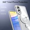 Non-yellowing Transparent Case For Samsung S26 + s26 Ultra Galaxy S25 ultra S24 + S23 S22 S21 FE Magnetic Ring Protect Cover