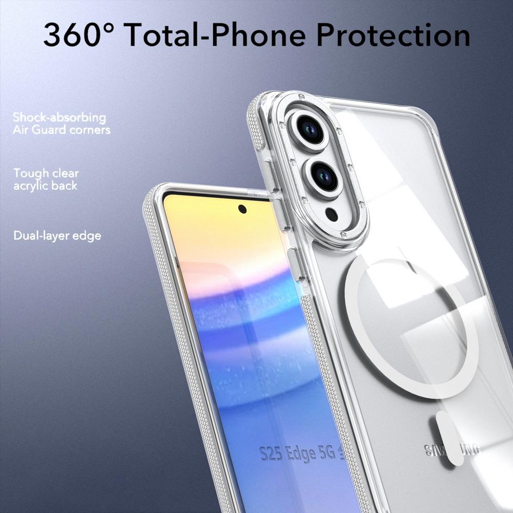 Non-yellowing Transparent Case For Samsung S26 + s26 Ultra Galaxy S25 ultra S24 + S23 S22 S21 FE Magnetic Ring Protect Cover