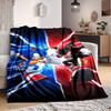 1 шт. Фланелевое одеяло Соник и Шэдоу, Мягкое, Приятное для кожи, С цифровой печатью, Различные размеры в наличии для семьи, друзей, на день рождения