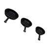 Set Of 3 Miniature Frying Pans For 1/12 Scale Dollhouse Kitchen Display Accessory Craft Project Model Decoration