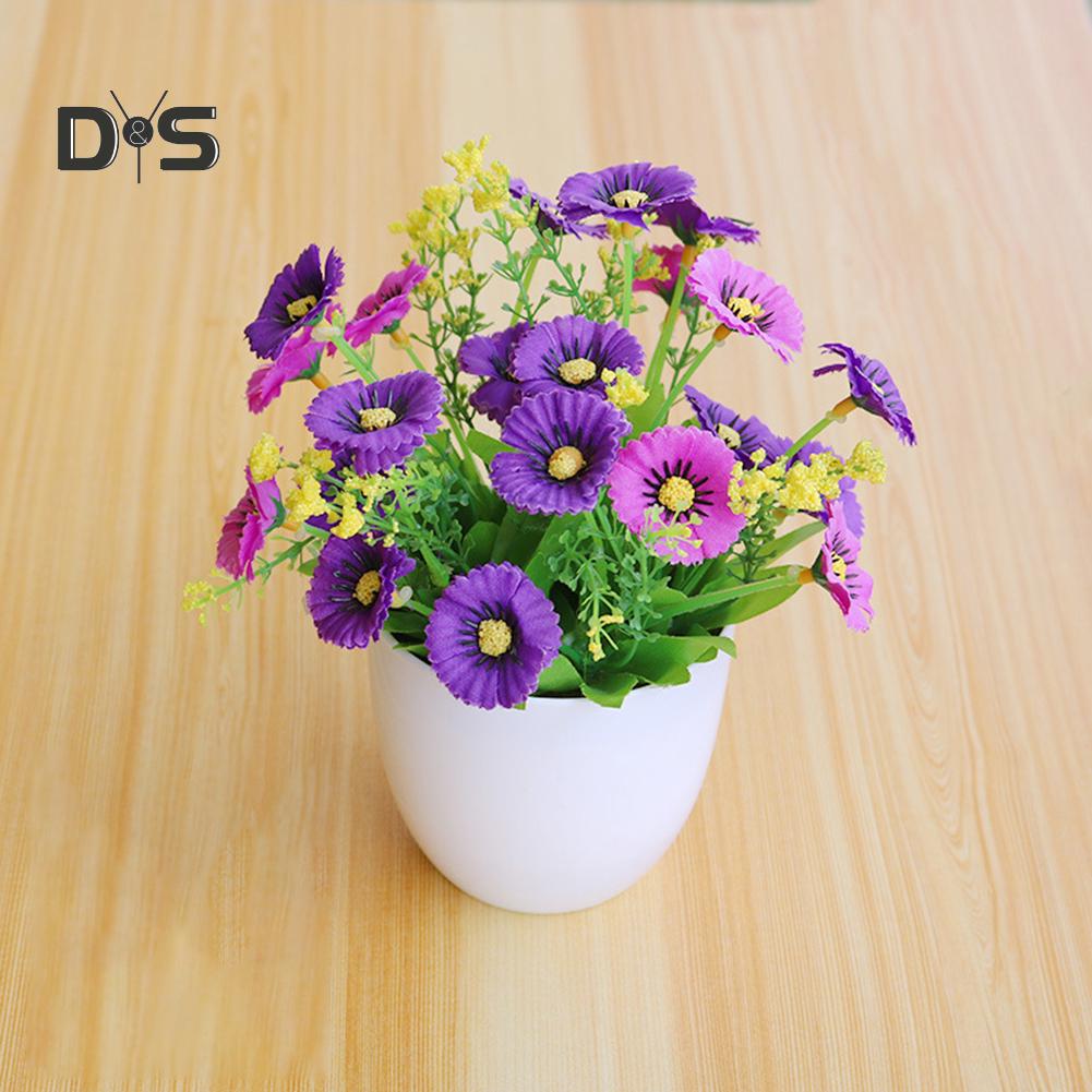 Цветущий букет, искусственный бонсай, искусственный цветок, растение для дома, сада, праздничного стола, праздничное украшение
