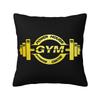 Bodybuilding Gym Throw Pillow Case cm Sofa Fitness Muscle Cushion Cover Soft Polyester Pillowcase Doublesided Printing