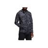 Camo Print Hooded Zip Jacket Men Outerwear Black GL8926