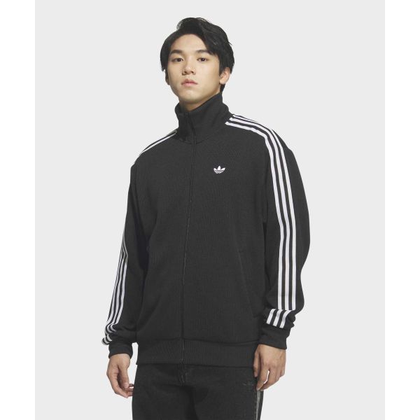 adidas Куртка с молнией и длинным рукавом с логотипом Originals, унисекс, KQ5496