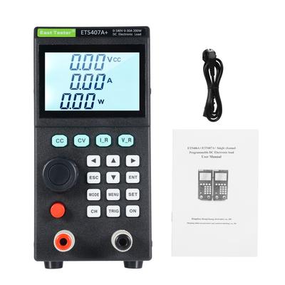 Восточный тестер ET5407A + 200 Вт 0-180 В 0-30 А программируемый электронный тестер нагрузки постоянного тока 1 мВ 1 мА мини-батарея