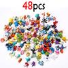 Детские Игрушки Игрушки 144 шт./Лот Мини Фигурка Покемона Пикачу Масштабная Модель 2-3 см Кавайная Фигурка ПВХ Куклы 6*24шт