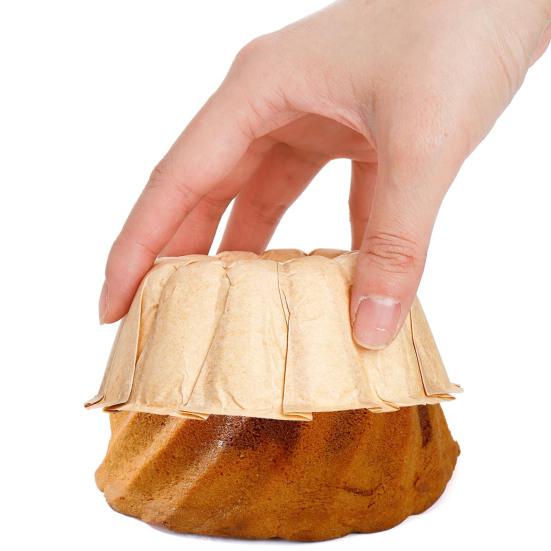 4 дюйма, 100 шт., мини-рифленая трубчатая подкладка для формы с антипригарным покрытием, жиронепроницаемая термостойкая бумага, вкладыши для формы для торта