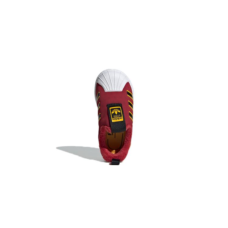adidas Оригинальные SUPERSTAR 360 Canvas Удобные Нескользящие Термо Низкие Детские Кроссовки Малыш EE6419