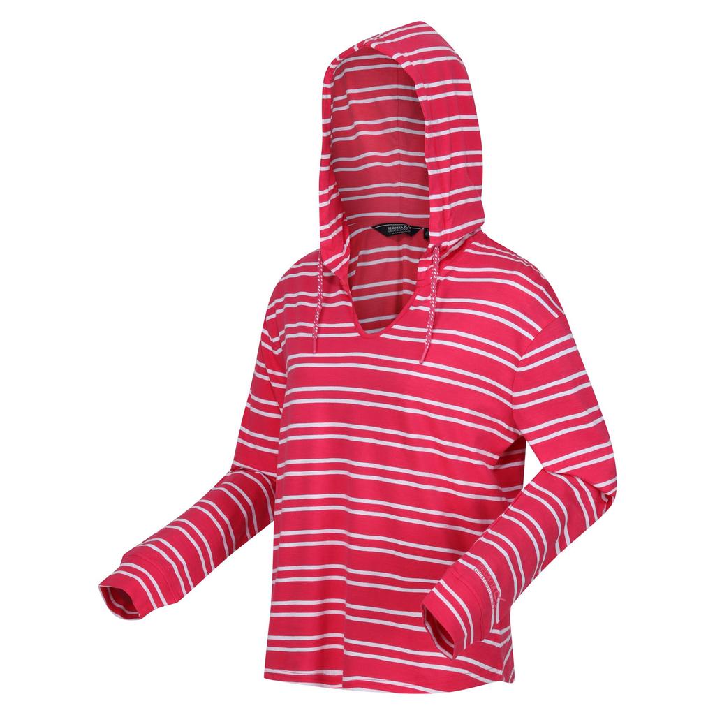 Regatta Womens/Ladies Minerve Stripe V Neck Hoodie