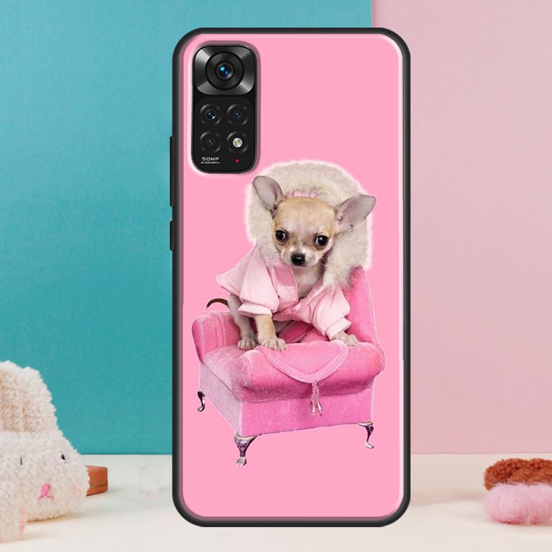Чехол для телефона Xiaomi Redmi с собакой чихуахуа для Redmi Note 13 12 Pro 14 11 9 10 9S 10S 11S 12S Redmi 14C 13C 10C 12C