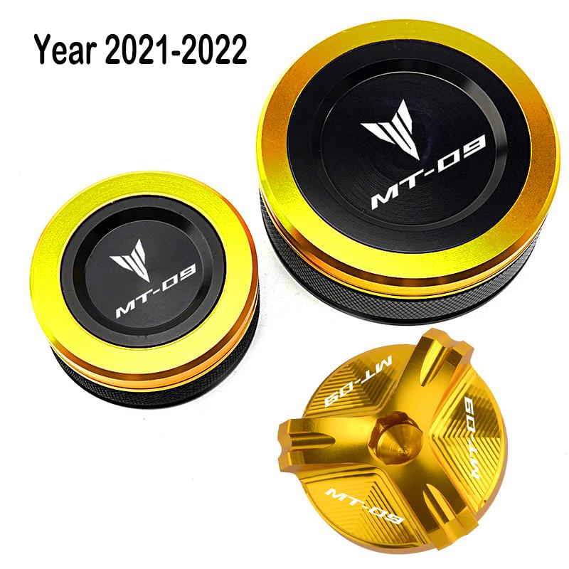 Для Yamaha MT09 MT-09 MT 09 Tracer SP FZ09 FJ09 2013-2022 Мотоцикл Передний Задний Резервуар Тормозной Жидкости Крышка Бака Маслонаполнитель