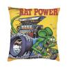 Rat Fink Rat Fink Анимация Аниме Мультфильм Квадратная Наволочка для Подушки Домашний Декор 3D Двусторонняя Печать Чехол на Подушку для Дивана
