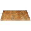Vidaxl Blat Stołu Z Naturalną Krawędzią, 80X80X2,5 Cm, Drewno Mango
