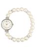 [Follow] Watch Fragola Pearl Bracelet Watch N06618A-5 SV Women's White
