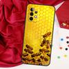 Золотая Пчела Соты Для Samsung Galaxy A52 A32 A22 A54 A14 A16 A26 A36 A56 A55 A35 A05 A06 A15 A53 A33 A13 Чехол