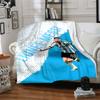 Football Messi Blanket Ultra-Soft Suitable for Seaside Office Bedding for All Occasions Playful Design Gifts For Family Or Friends